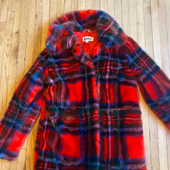 Jakke Clara Faux Fur Coat - Picture 3 of 4